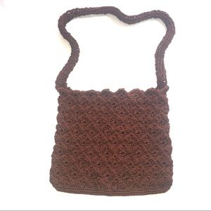 CROCHET CROSSBODY PURSE